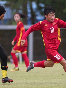 Thắng đậm Malaysia 6-0, đội nữ U.19 Việt Nam vào bán kết giải Đông Nam Á