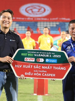 VPF và Casper Việt Nam trao 2 giải thưởng V.League 1 quan trọng cho CLB Hải Phòng
