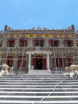 Phục hồi điện Kiến Trung trong Hoàng thành Huế: Từ hoang phế đến công trình đồ sộ