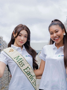Hoa hậu Trái đất Mina Sue Choi tìm hiểu công nghệ tái chế tại Việt Nam