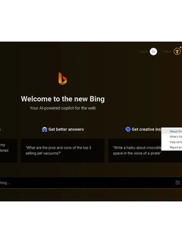 Chatbot Bing AI mở rộng sang trình duyệt Chrome và Safari