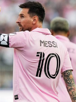Messi chơi cực hay với cú đúp, Inter Miami thắng đậm tại Leagues Cup
