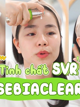 Review tinh chất SVR Sebiaclear Serum và liệu trình trị mụn ngăn ngừa sẹo thâm