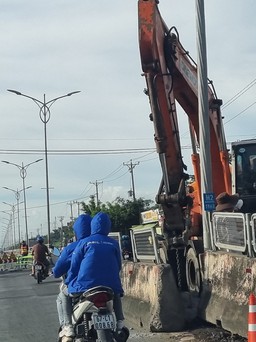 Tiền Giang: Bất cập trong phương án thi công gây ra nhiều vụ tai nạn trên QL1