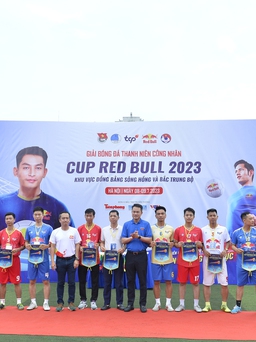 Sôi nổi giải bóng đá Thanh niên Công nhân - Cúp Red Bull 2023 tại Hà Nội