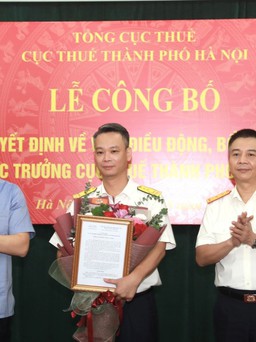 Ông Vũ Mạnh Cường làm Cục trưởng Cục Thuế TP.Hà Nội