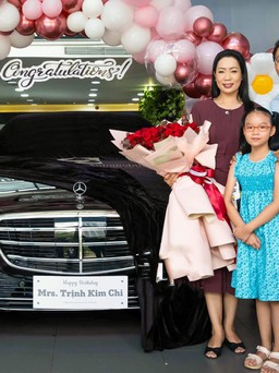Trịnh Kim Chi được chồng đại gia tặng 'xế hộp' gần 6 tỉ đồng