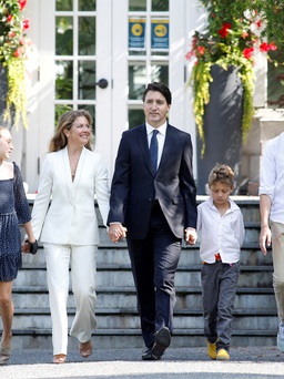 Thủ tướng Canada Trudeau ly thân với vợ sau 18 năm hôn nhân