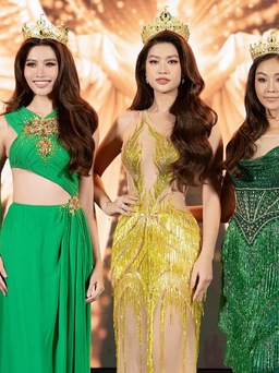 Hoa hậu Thiên Ân đội vương miện đọ dáng cùng 4 á hậu Miss Grand Vietnam