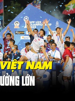 Vô địch U.23 Đông Nam Á, HLV Hoàng Anh Tuấn tự hào về 'các cầu thủ trẻ bản lĩnh'
