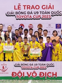 Toyota nỗ lực ươm mầm tài năng trẻ bóng đá Việt Nam
