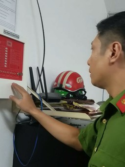 Công an kiểm tra PCCC nhưng chủ chung cư mini không có mặt
