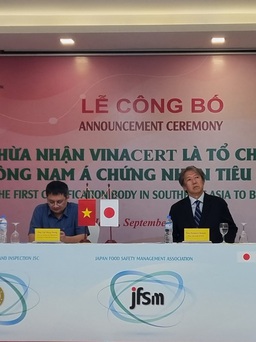 Công ty Việt Nam duy nhất trong khu vực Đông Nam Á được cấp JFS-C
