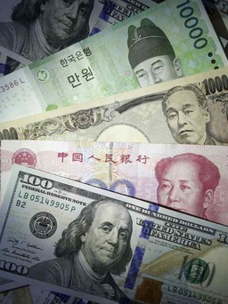 Nhiều đồng tiền châu Á mất giá trước USD ở mức kỷ lục trong năm