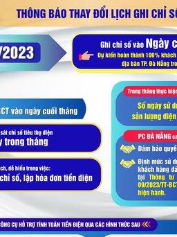 PC Đà Nẵng: Ghi chỉ số điện vào ngày cuối tháng