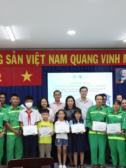 Citenco trao học bổng cho con công nhân có hoàn cảnh khó khăn