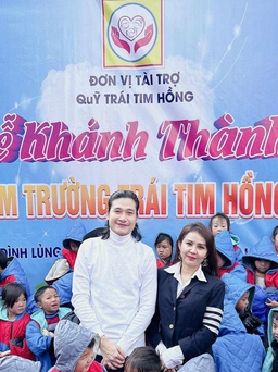 Vợ chồng diễn viên Luân Nguyễn - Nguyễn Bảo Châu đồng hành làm thiện nguyện