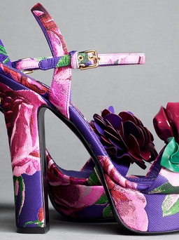 Họa tiết hoa hồng của Dolce&Gabbana, Balmain… tặng cảm xúc mùa xuân cho phái nữ