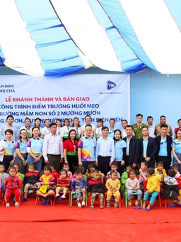 Bảo hiểm VietinBank (VBI) tiếp bước đến trường cho trẻ em vùng cao