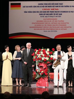 Chủ tịch nước Võ Văn Thưởng cùng Tổng thống Đức Frank-Walter Steinmeier thưởng thức nhạc Jazz