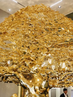 Cây đào, bồ đề mạ vàng lớn nhất Việt Nam giá 1 triệu USD ra mắt Tết Nguyên đán 2024