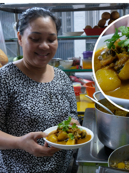 Cà ri dê Ấn gốc Chăm ăn kèm cơm chiên siêu lạ miệng ở Sài Gòn