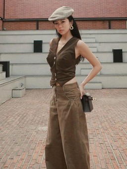 Những chiếc quần đẹp nhất mùa thu với tông màu nâu hiện đại, sang trọng