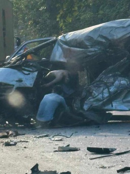 Tài xế tử vong trong vụ tai nạn ô tô ở Quảng Trị