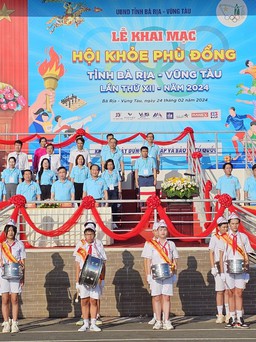 Hội khỏe Phù Đổng tỉnh Bà Rịa-Vũng Tàu: Trường học đóng góp thể thao thành tích cao
