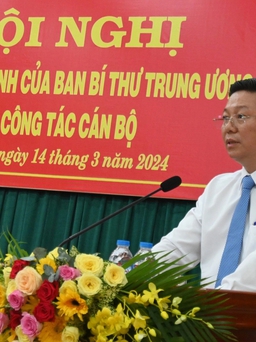 Ông Trần Thanh Lâm giữ chức Phó bí thư Tỉnh ủy Bến Tre