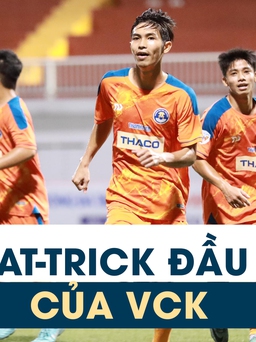 Lập hattrick đầu tiên ở VCK, tiền đạo ĐH Văn Hiến vẫn khiêm tốn khen đối thủ