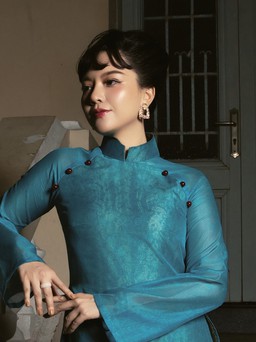 'Ác nữ' Băng Di diện áo dài hóa quý cô Sài Gòn xưa
