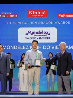 Mondelez Kinh Đô tiếp tục nhận giải thưởng Rồng Vàng năm 2024