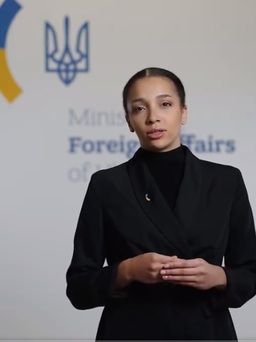 Bộ Ngoại giao Ukraine ra mắt nữ phát ngôn viên được tạo từ AI