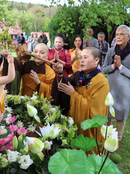 Chùa Việt ở châu Âu đón Phật tử về dự đại lễ Phật đản