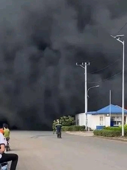 Đồng Nai: Cháy lớn tại một công ty ở Khu Công nghiệp Sông Mây