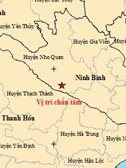 Động đất 3,4 độ Richter ở Ninh Bình