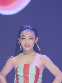 Mẫu nhí Trần Lê Băng Châu gây ấn tượng trên các sàn diễn thời trang
