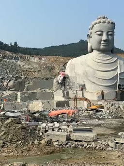 Tượng Phật cao 65m, điêu khắc suốt 6 năm từ đá nguyên khối khi nào xong?