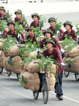 Toàn cảnh sơ duyệt Lễ diễu binh kỷ niệm 70 năm chiến thắng Điện Biên Phủ
