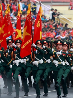 Lễ diễu binh, diễu hành mang khí thế hào hùng của chiến thắng Điện Biên Phủ
