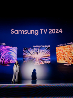 Samsung trình diễn loạt sản phẩm TV 2024 trang bị AI