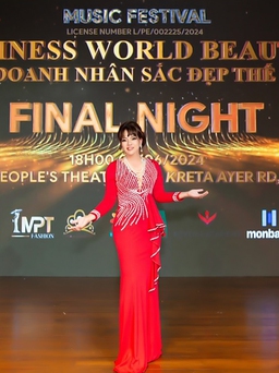 Nghệ nhân Hồ Thanh Hương tài trợ vương miện tại chung kết HHDN Sắc đẹp TG 2024
