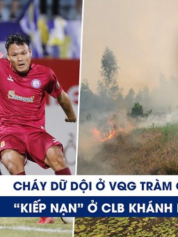 Xem nhanh 20h ngày 11.6: Vì sao cầu thủ CLB Khánh Hòa đình công | Cháy lớn ở Vườn Quốc gia Tràm Chim