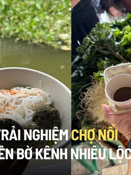 Trải nghiệm chợ nổi trên bờ kênh Nhiêu Lộc: Ẩm thực Nam Bộ đặc sắc