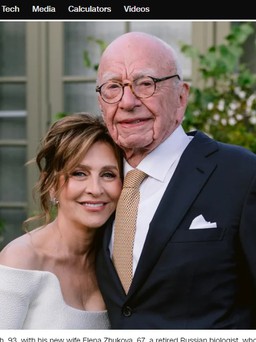 Tỉ phú 93 tuổi Rupert Murdoch cưới vợ lần 5
