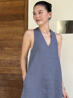 Mặc đẹp suốt mùa thu cùng trang phục vải linen, tơ voan