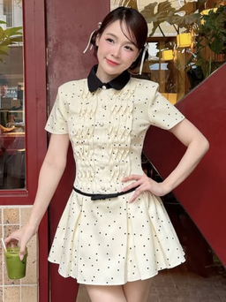 Khi họa tiết chấm bi 'trẻ hóa' phong cách của nàng