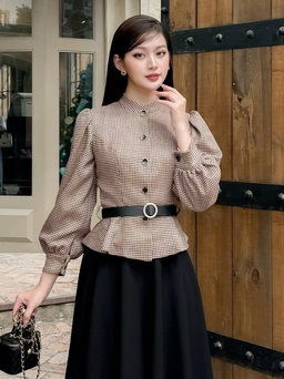 'Chìa khóa' mở ra nét duyên dáng, thanh lịch với áo cổ tàu