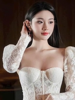 Dấu ấn vintage tinh khôi của những chiếc đầm ren trắng